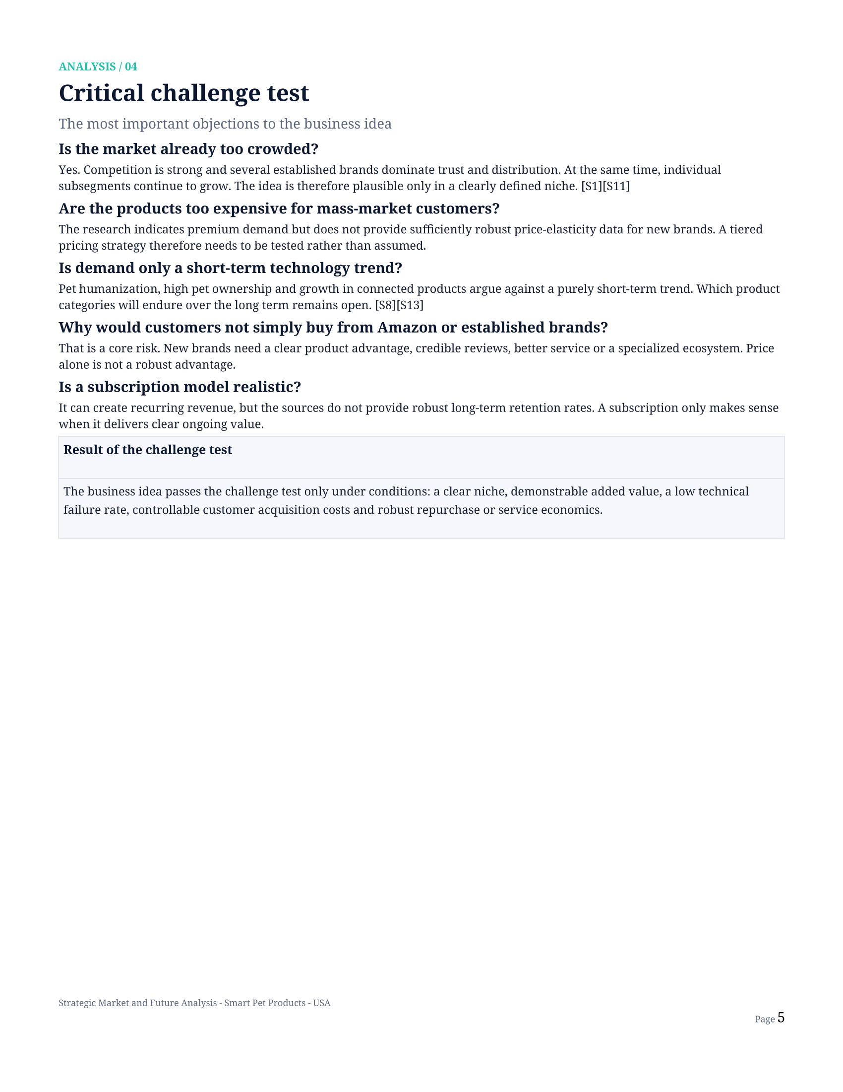 Strategic Market & Future Analysis — page 5