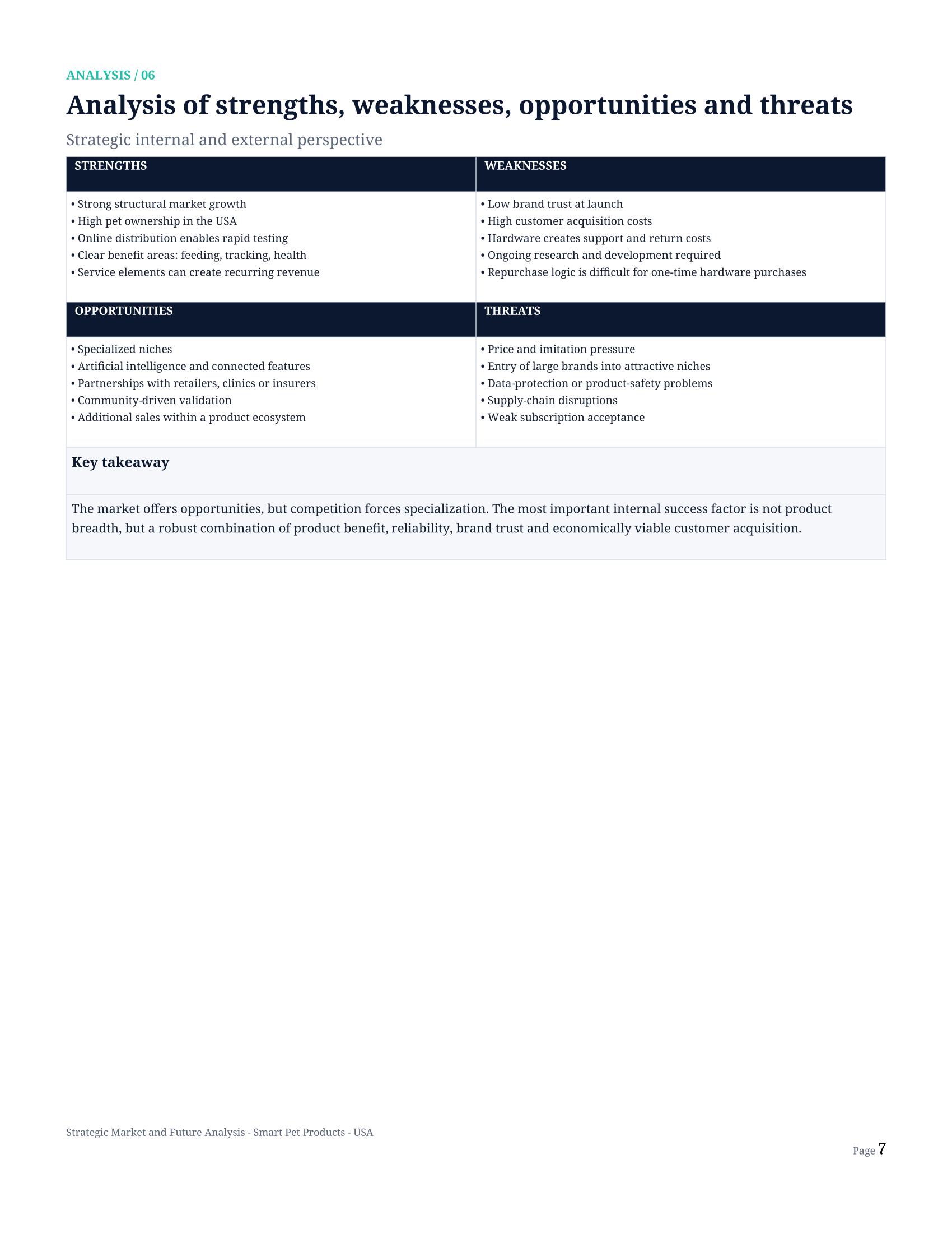 Strategic Market & Future Analysis — page 7