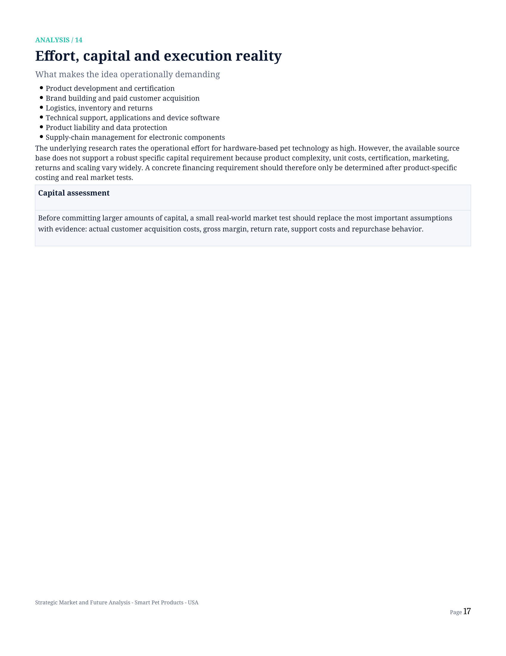 Strategic Market & Future Analysis — page 17