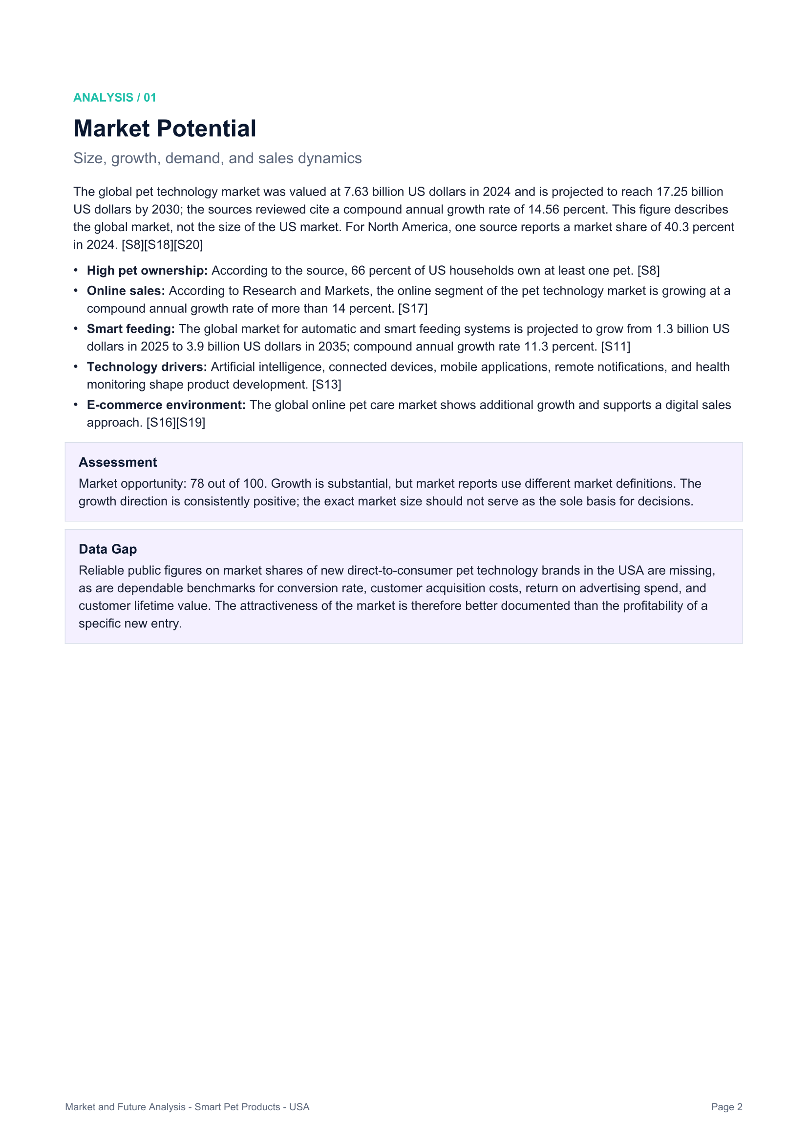 Market & Future Analysis — page 2