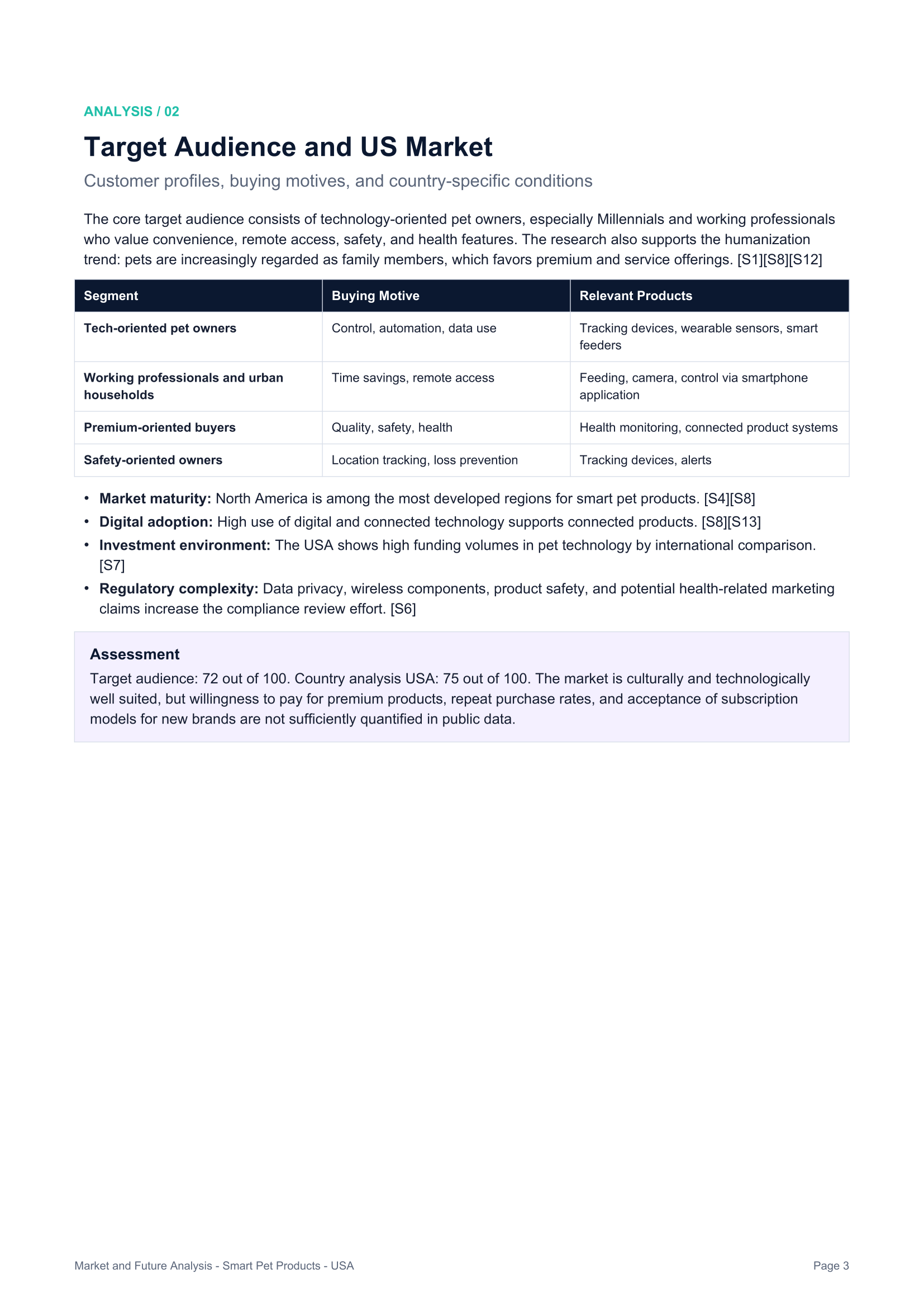 Market & Future Analysis — page 3