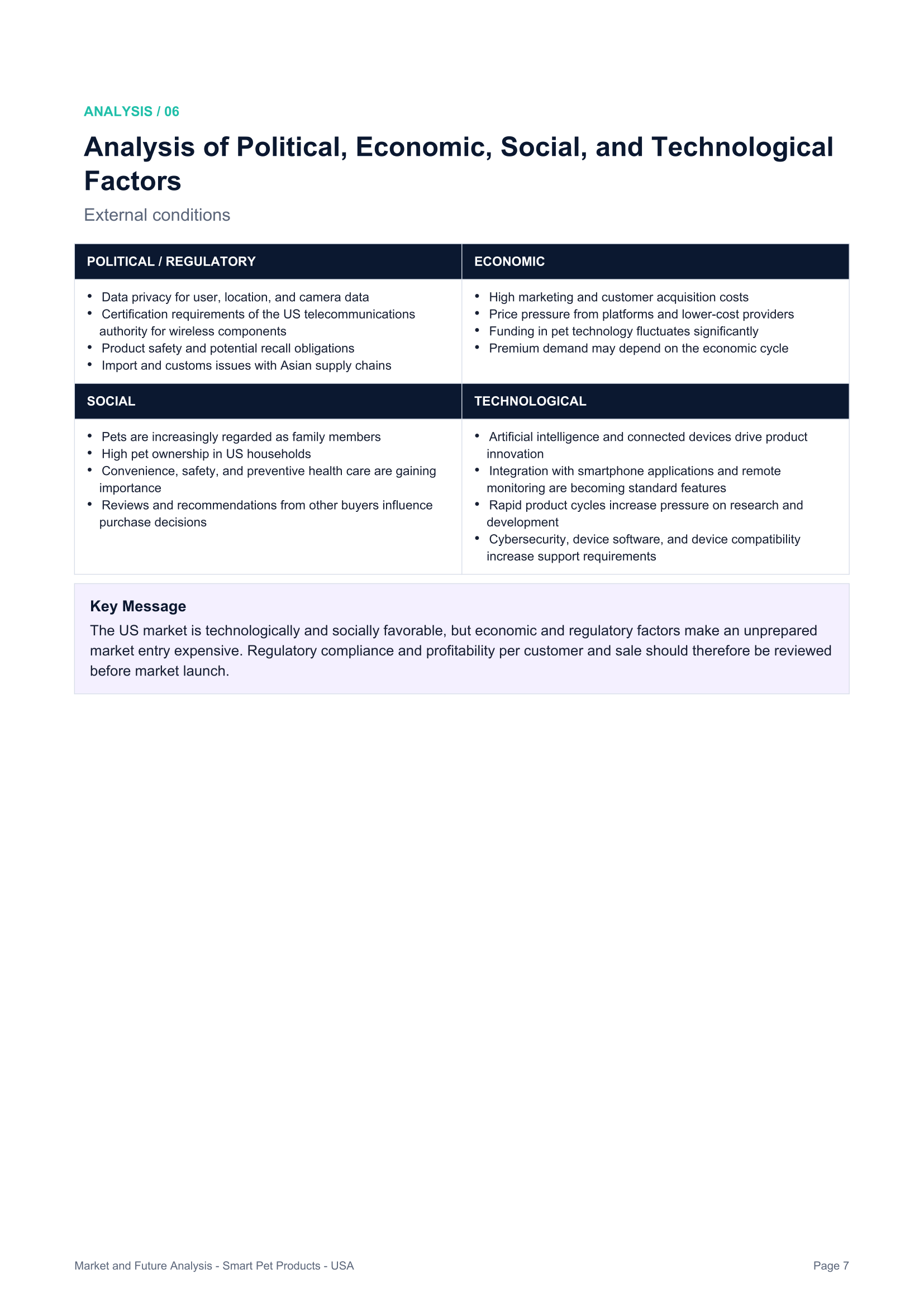 Market & Future Analysis — page 7