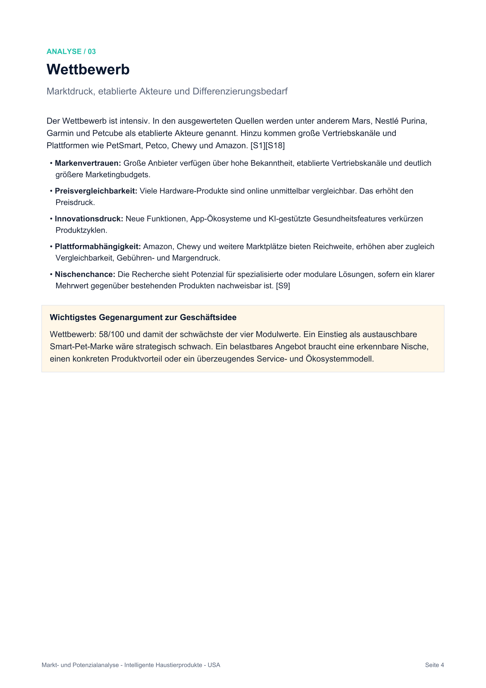Markt- und Potenzialanalyse — Seite 4