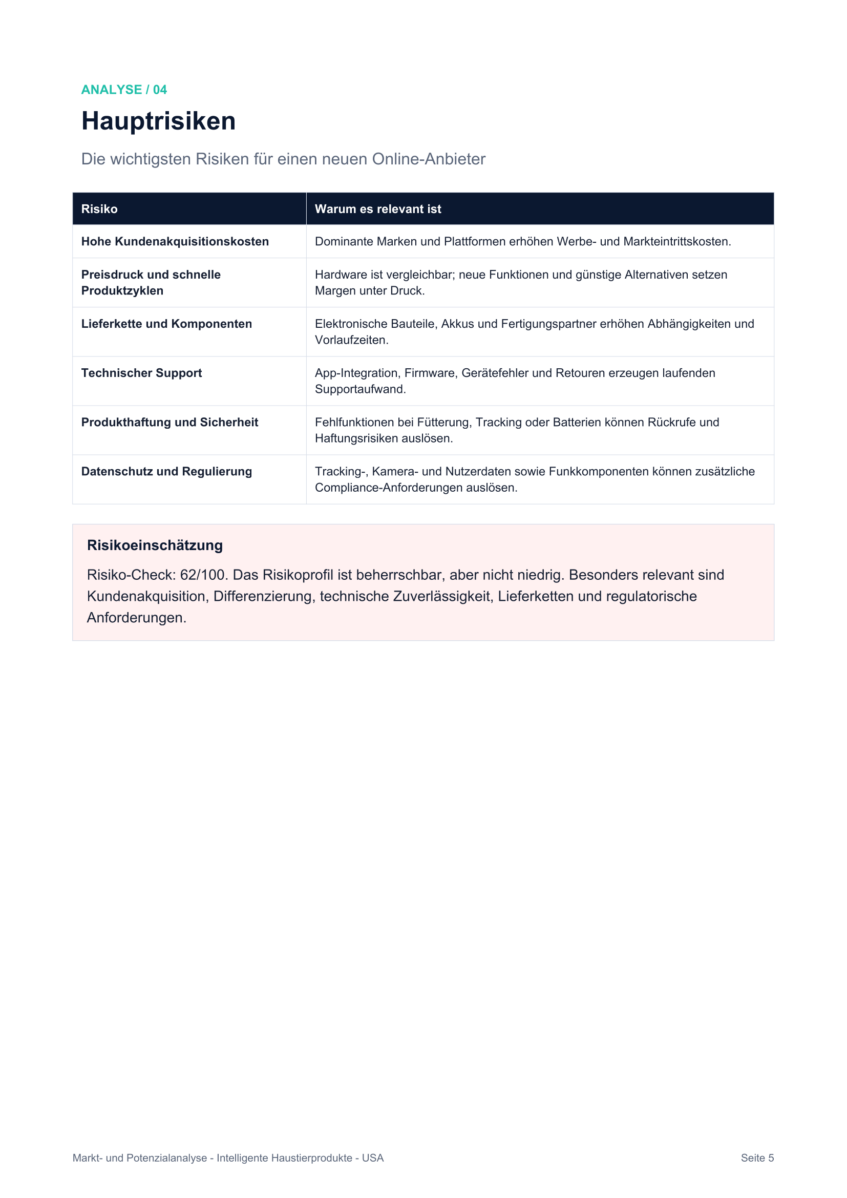 Markt- und Potenzialanalyse — Seite 5