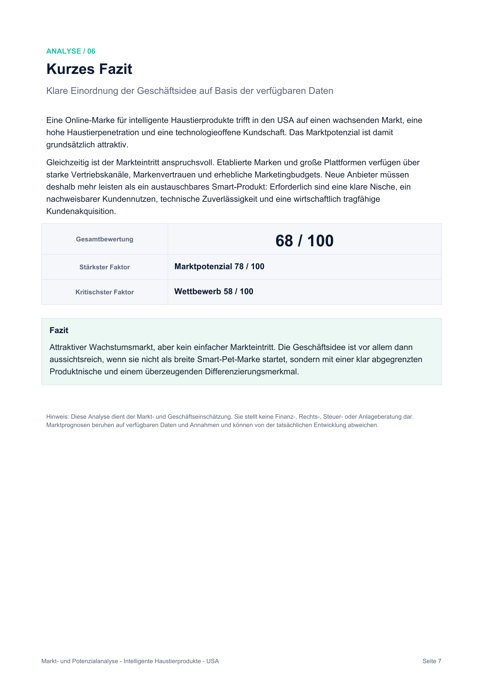 Markt- und Potenzialanalyse — Seite 7