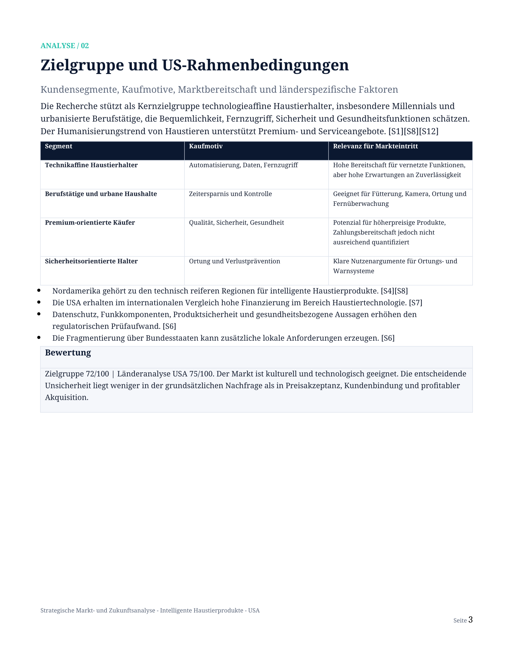 Strategische Markt- und Zukunftsanalyse — Seite 3