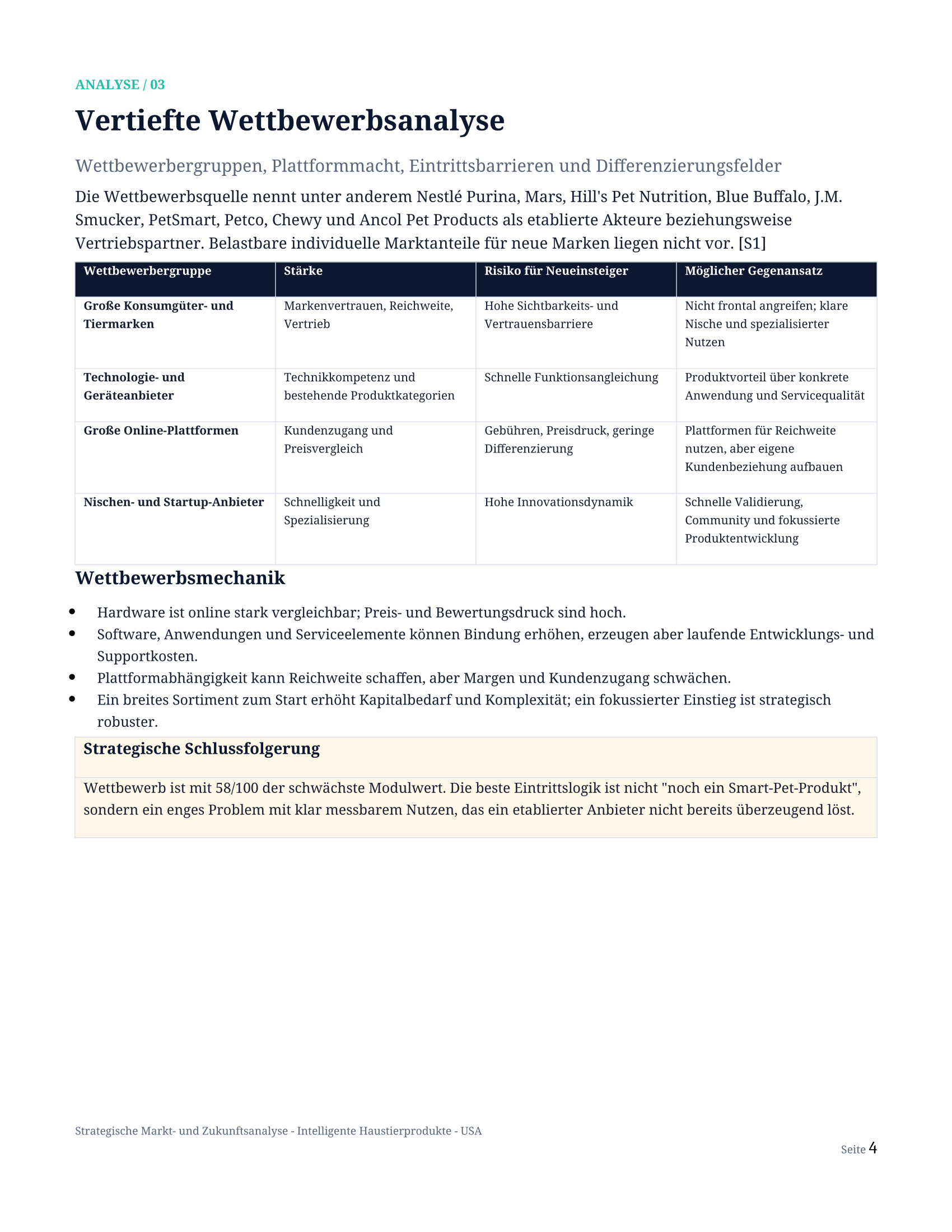 Strategische Markt- und Zukunftsanalyse — Seite 4