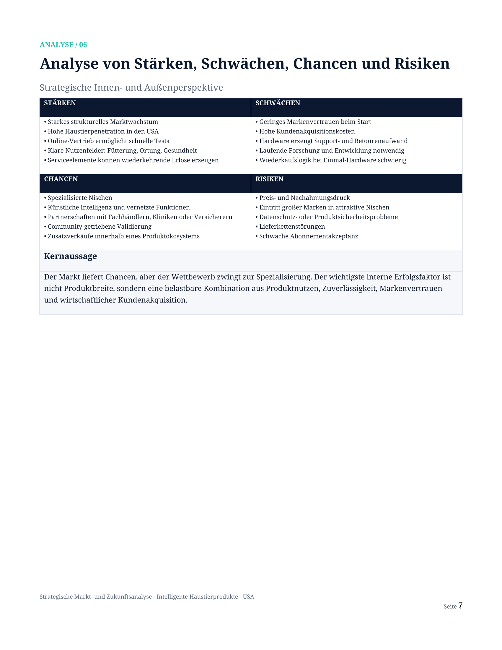 Strategische Markt- und Zukunftsanalyse — Seite 7