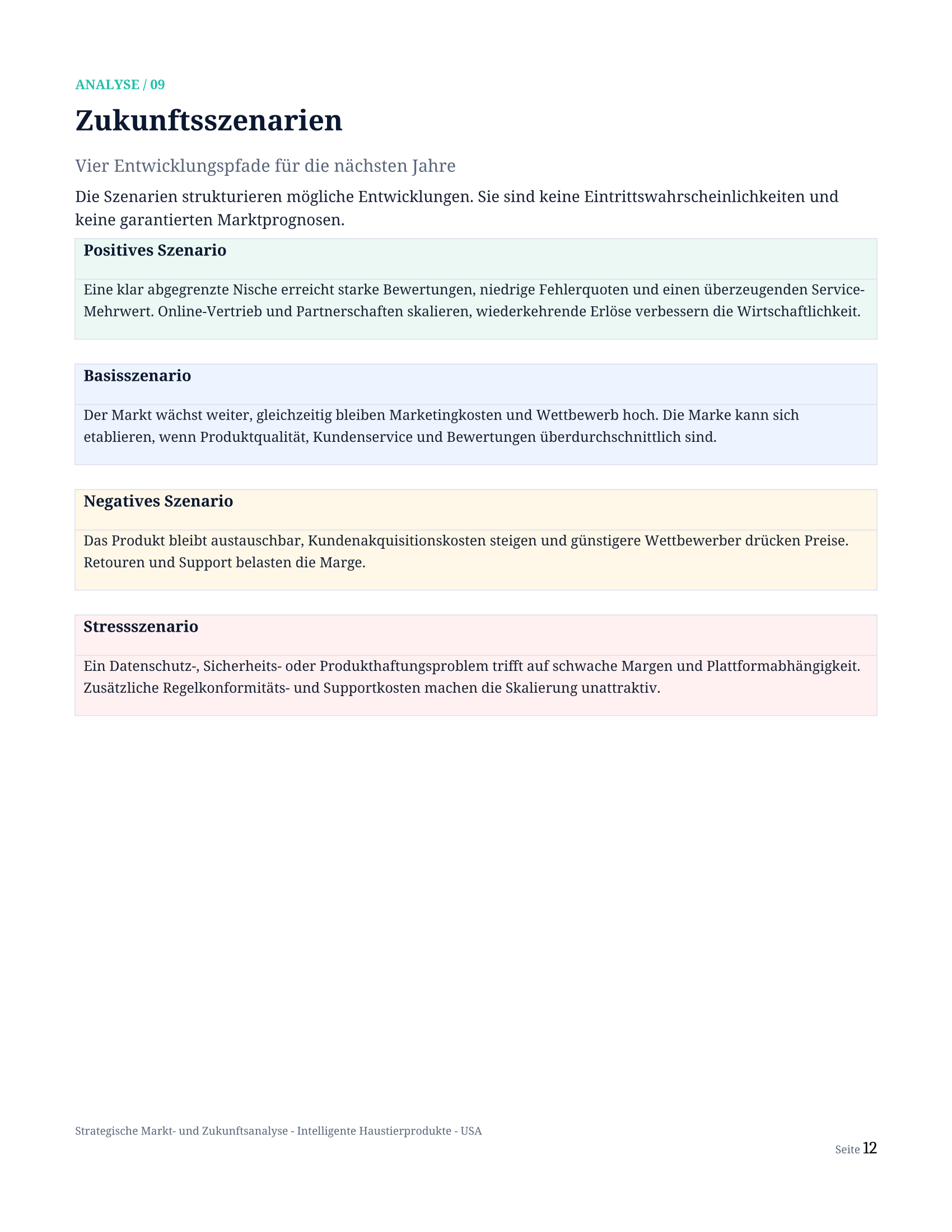 Strategische Markt- und Zukunftsanalyse — Seite 12