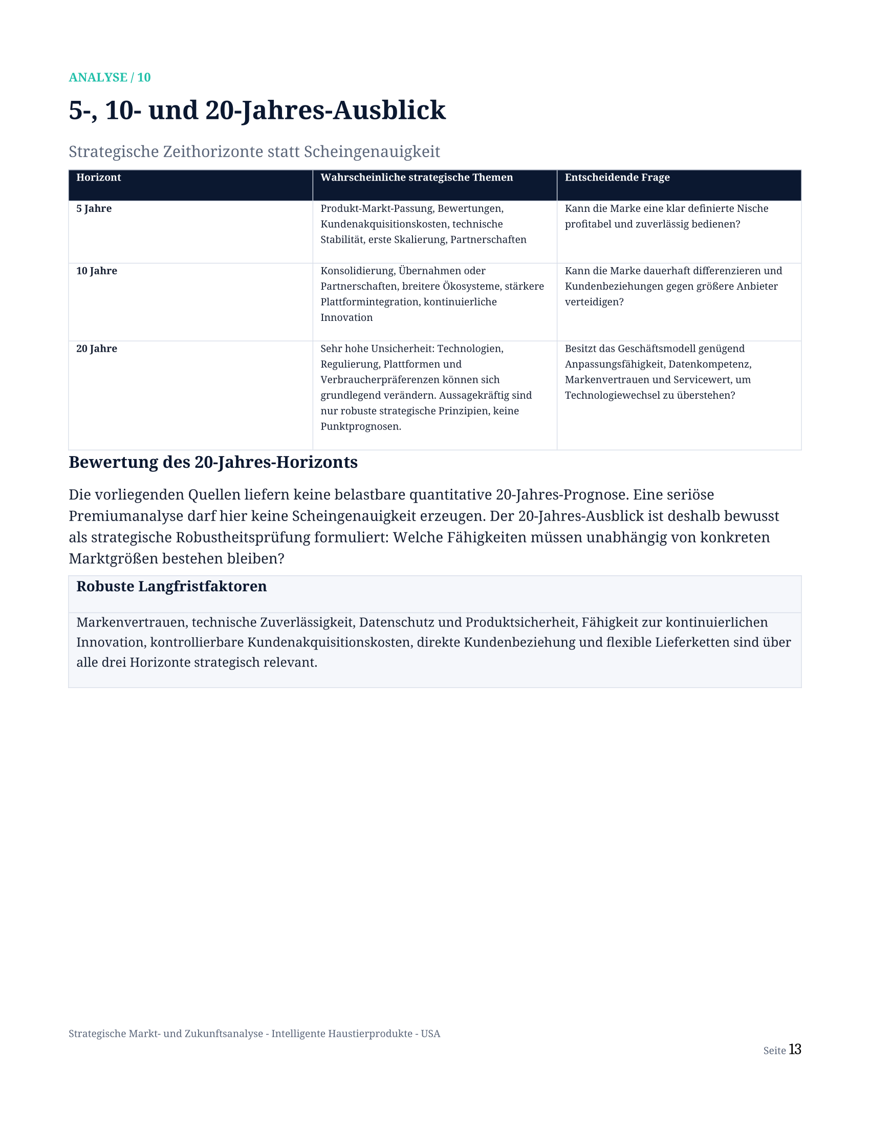 Strategische Markt- und Zukunftsanalyse — Seite 13