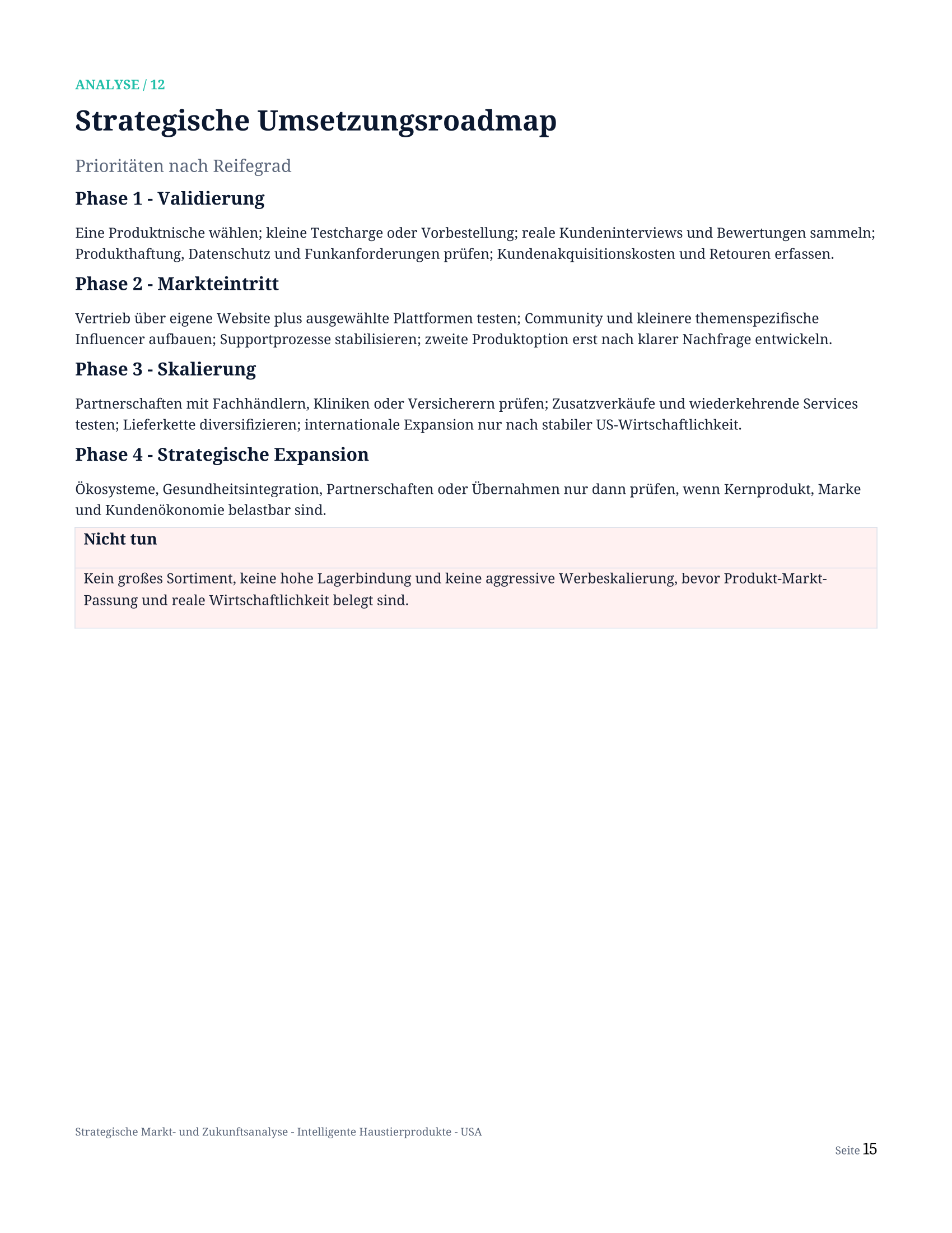 Strategische Markt- und Zukunftsanalyse — Seite 15