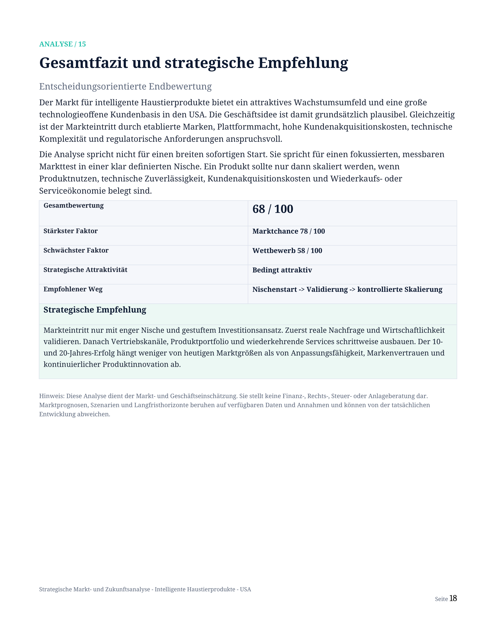 Strategische Markt- und Zukunftsanalyse — Seite 18