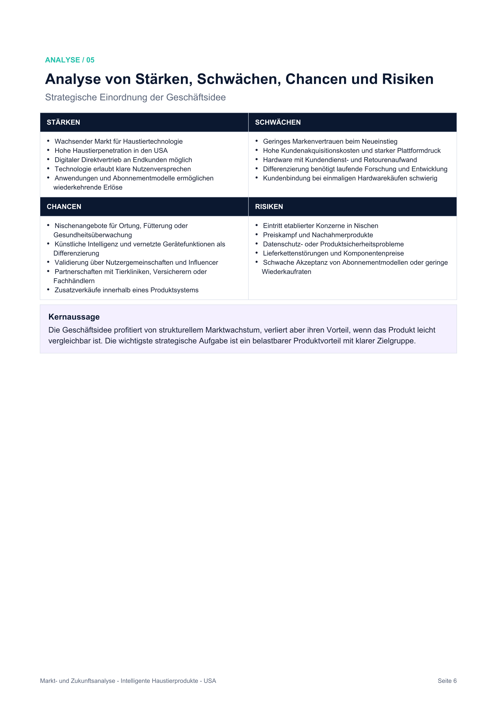 Markt- und Zukunftsanalyse — Seite 6