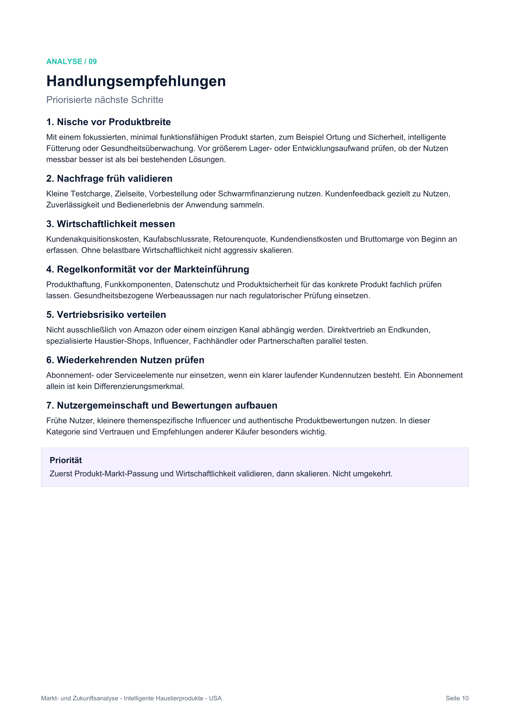 Markt- und Zukunftsanalyse — Seite 10